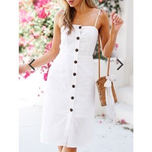Super cute white summer dress